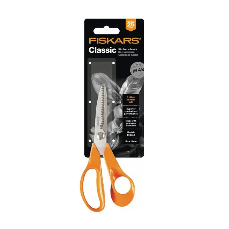 Virtuvinės žirklės Fiskars Classic 1075051, 180 mm
