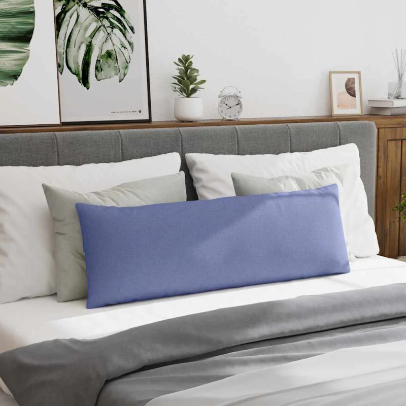 vidaXL Dīvāna spilveni 2 pcs Džinsu zils 120 x 40 cm audums