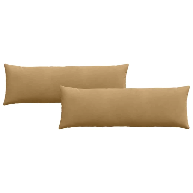 vidaXL Dīvāna spilveni 2 pcs Brūna 120 x 40 cm Korduroja audums