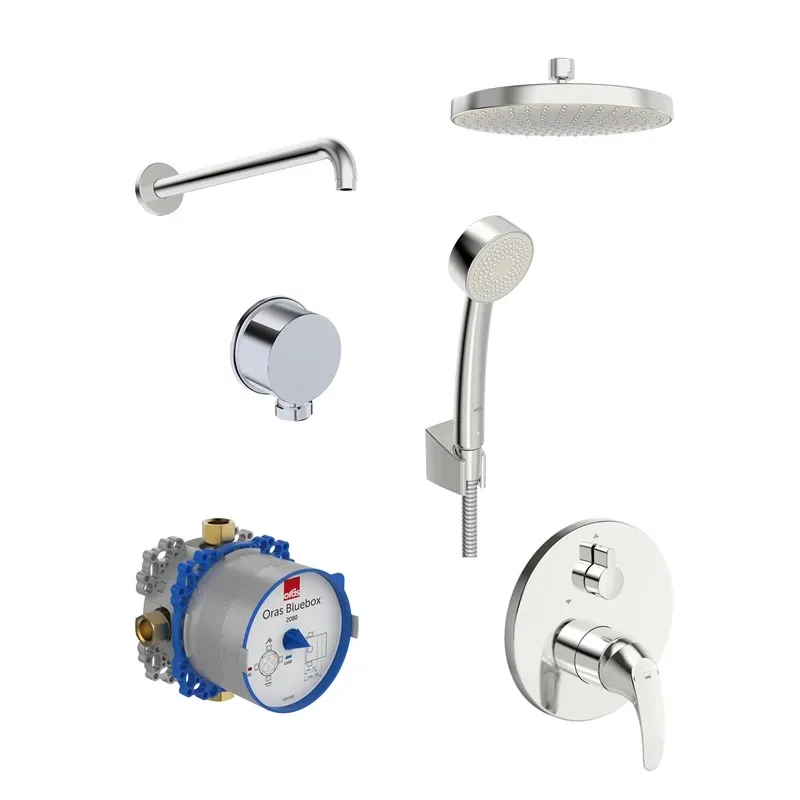 Iebūvējams dušas komplekts Oras BlueBox 2091, hroma krās.