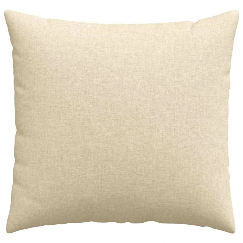 vidaXL Dīvāna spilveni 2 pcs Krēmkrāsa 50 x 50 cm audums