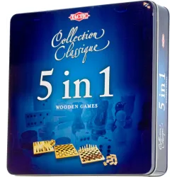 TACTIC Galda spēle 5 spēles vienā Collection Classique