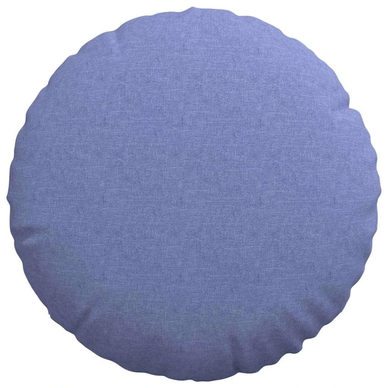 vidaXL Sēdvietas spilventiņi 2 pcs Džinsu zils DIA50 x 19 cm audums