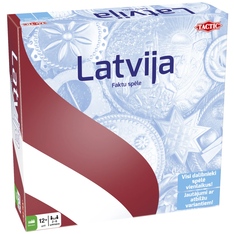 TACTIC Galda spēle "Latvija" ,Latviešu val.,