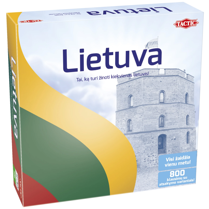 TACTIC Galda spēle "Lietuva" ,Lietuviešu val.,