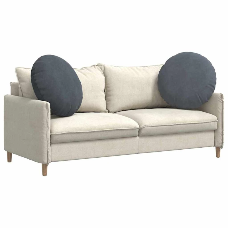 vidaXL Sēdvietas spilventiņi 2 pcs Tumši pelēks DIA 40 x 13 cm Samts