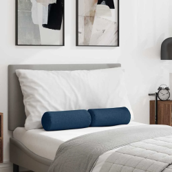 vidaXL Spilveni 2 pcs Zila DIA 15 x 40 cm audums