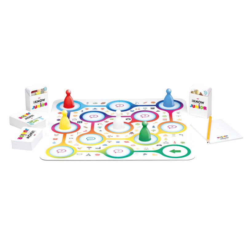 TACTIC Board game IKNOW Junior ,In Latvian lang.,