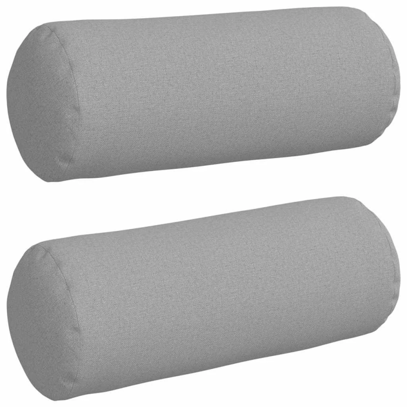vidaXL Spilveni 2 pcs Mākoņu pelēka DIA 15 x 40 cm audums