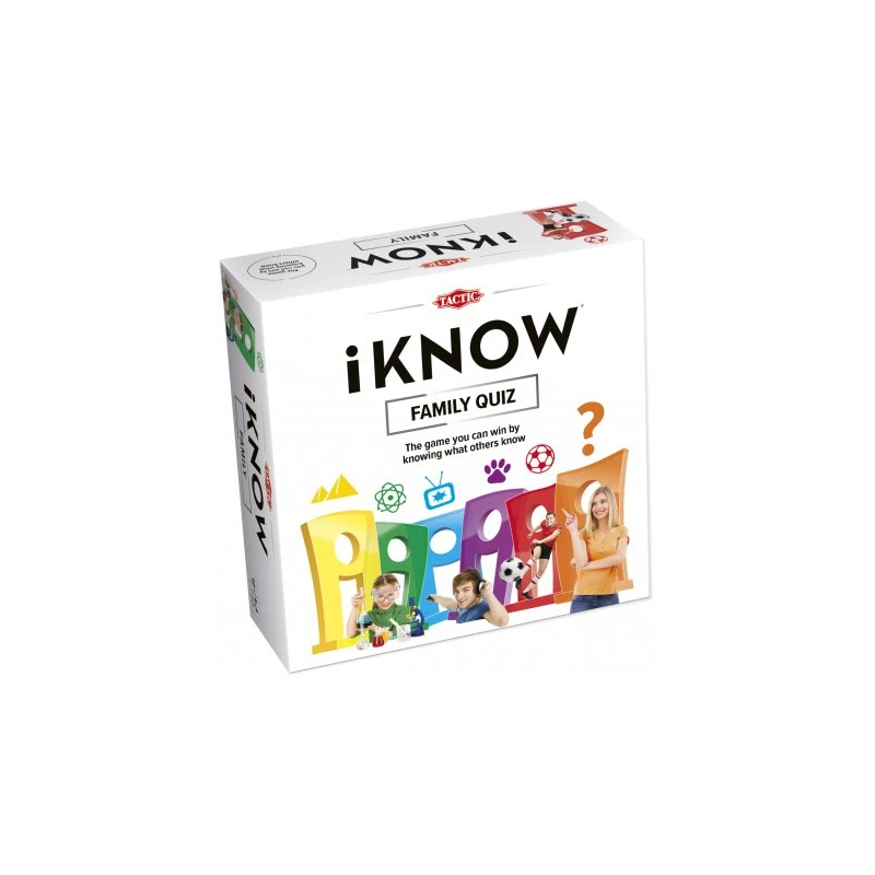 TACTIC Galda spēle "I KNOW", ģimenes viktorīna ,Latviešu val.,