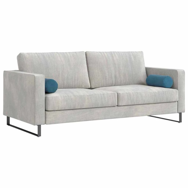 vidaXL Spilveni 2 pcs Zila DIA 15 x 40 cm Korduroja audums