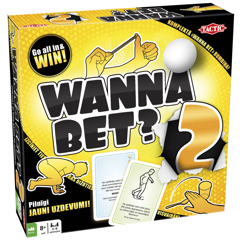 TACTIC Galda spēle Saderēsim 2 ,Latviešu val.,