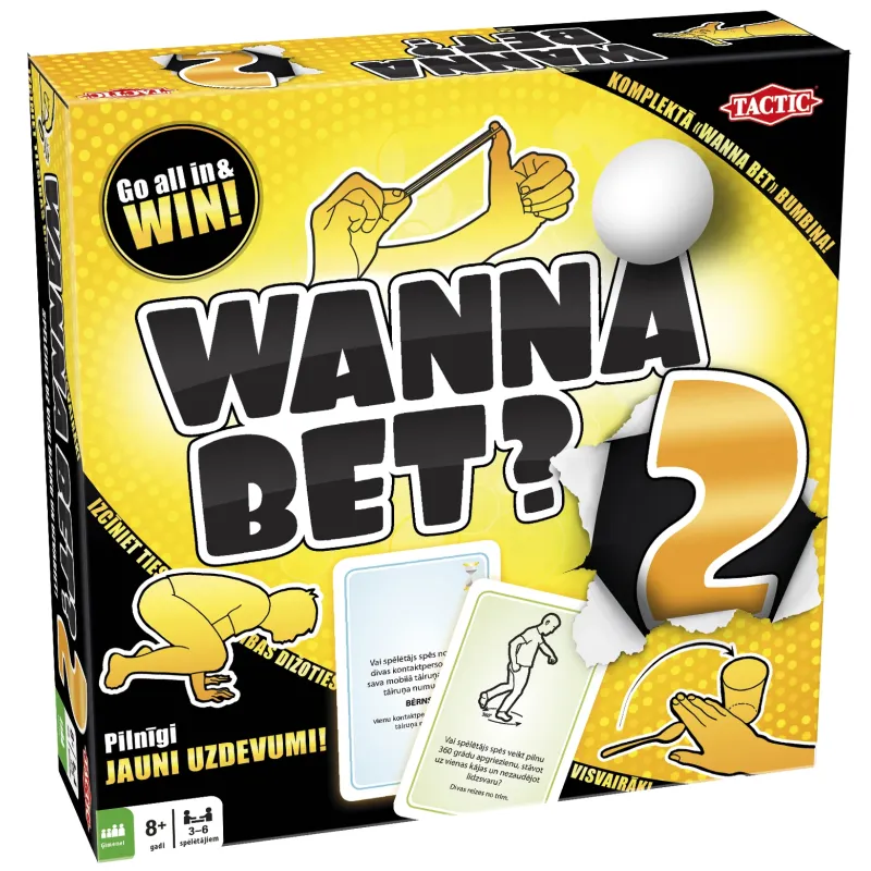 TACTIC Galda spēle Saderēsim 2 ,Latviešu val.,