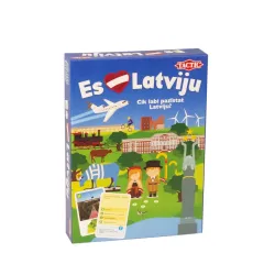 TACTIC Board Game I Love Latvia, in Latvian,