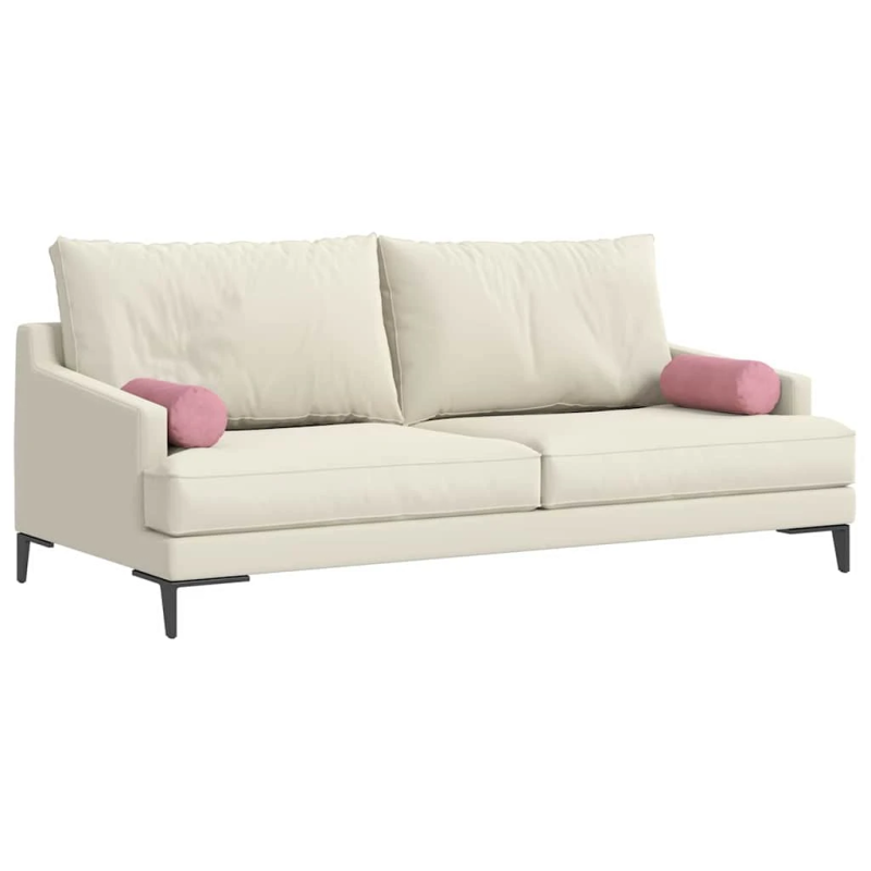 vidaXL Spilveni 2 pcs Rozā DIA 15 x 40 cm Korduroja audums