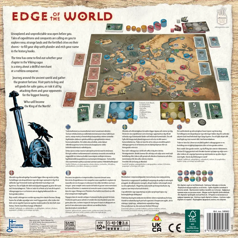 TACTIC Žaidimas „Edge of the World“
