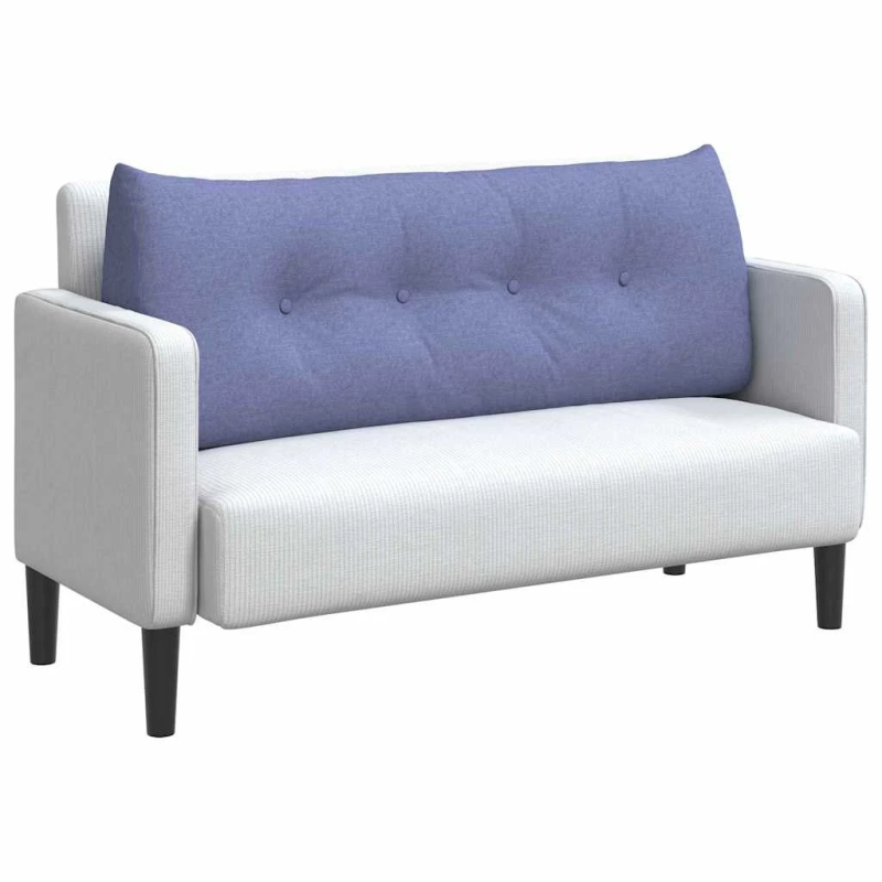 vidaXL Atpakaļ spilvens Džinsu zils 120 x 24 x 50 cm audums