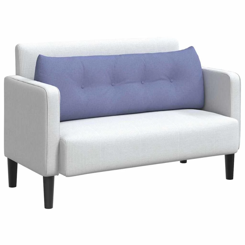 vidaXL Atpakaļ spilvens Džinsu zils 140 x 24 x 50 cm audums