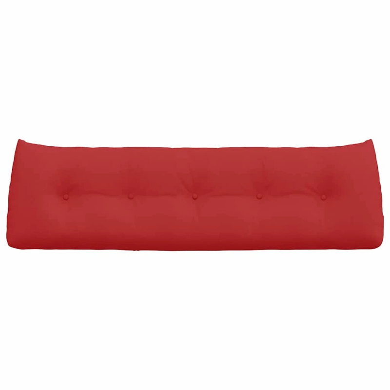 vidaXL Atpakaļ spilvens Sarkana 160 x 24 x 50 cm audums