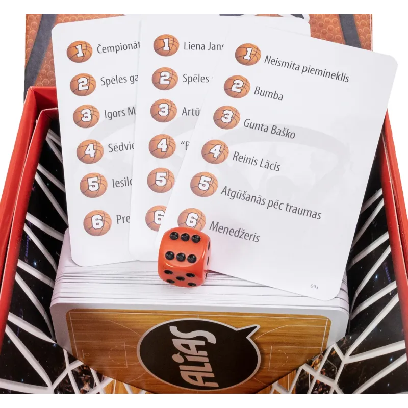 TACTIC Boardgame Alias: Basketball ,In Latvian lang.,