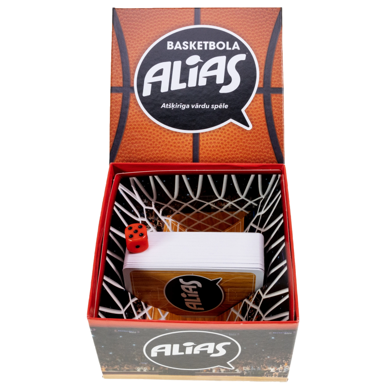 TACTIC Galda spēle "Alias: Basketbols" ,Latviešu val.,
