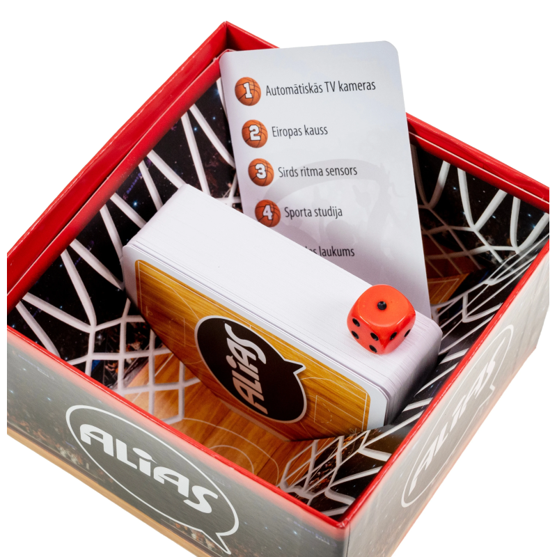 TACTIC Galda spēle "Alias: Basketbols" ,Latviešu val.,