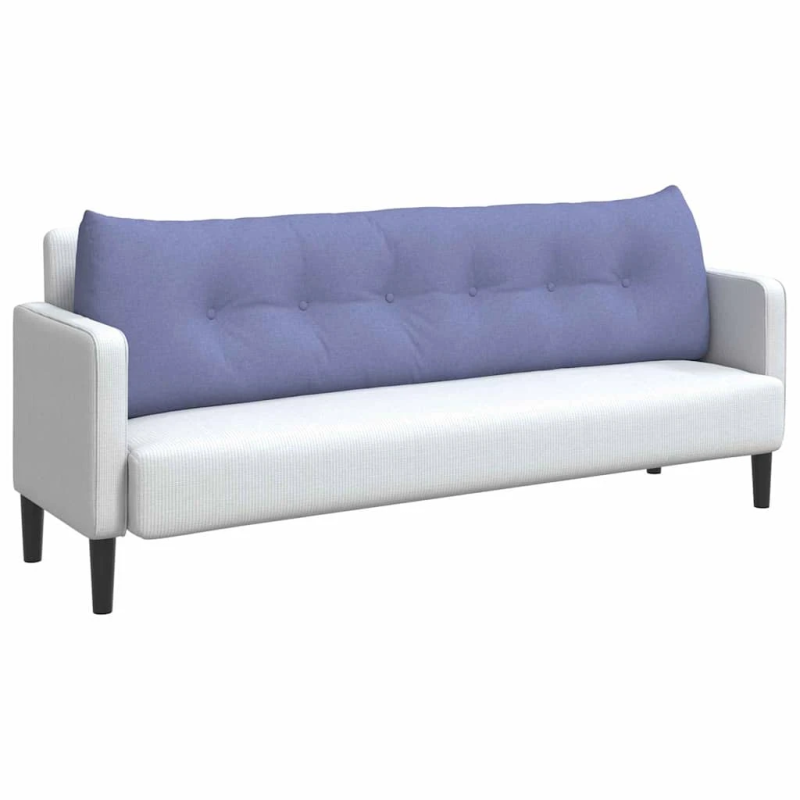 vidaXL Atpakaļ spilvens Džinsu zils 180 x 24 x 50 cm audums