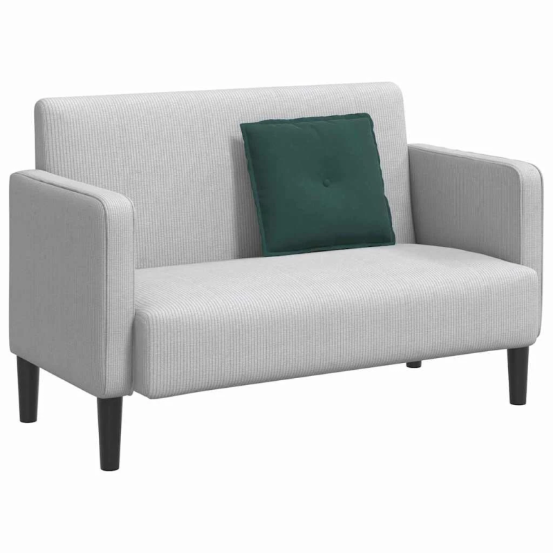 vidaXL Atpakaļ spilvens Tumši zaļš 50 x 45 cm Korduroja audums