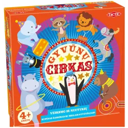 TACTIC Žaidimas „Gyvūnų cirkas“ ,lietuvių k.,