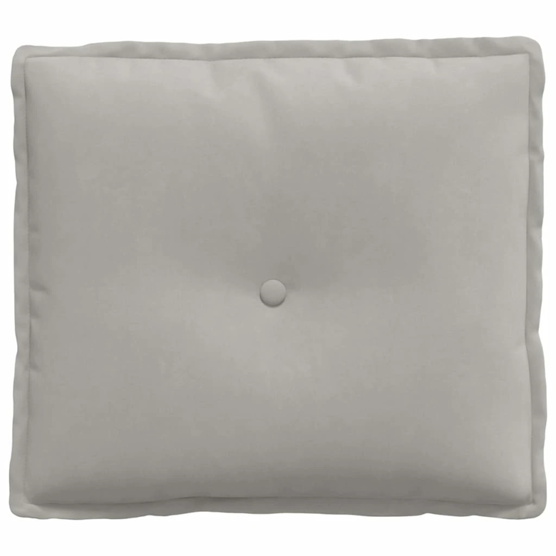 vidaXL Atpakaļ spilvens Gaiši pelēks 50 x 45 cm Mikrofibra