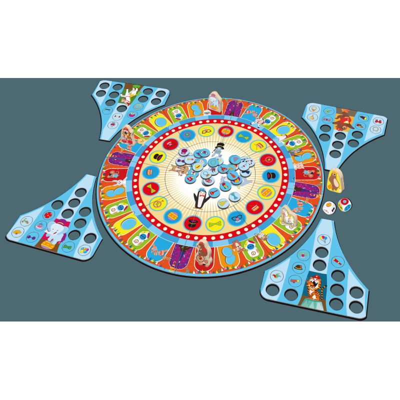 TACTIC boardgame Animal Circus ,in Lithuanian language,