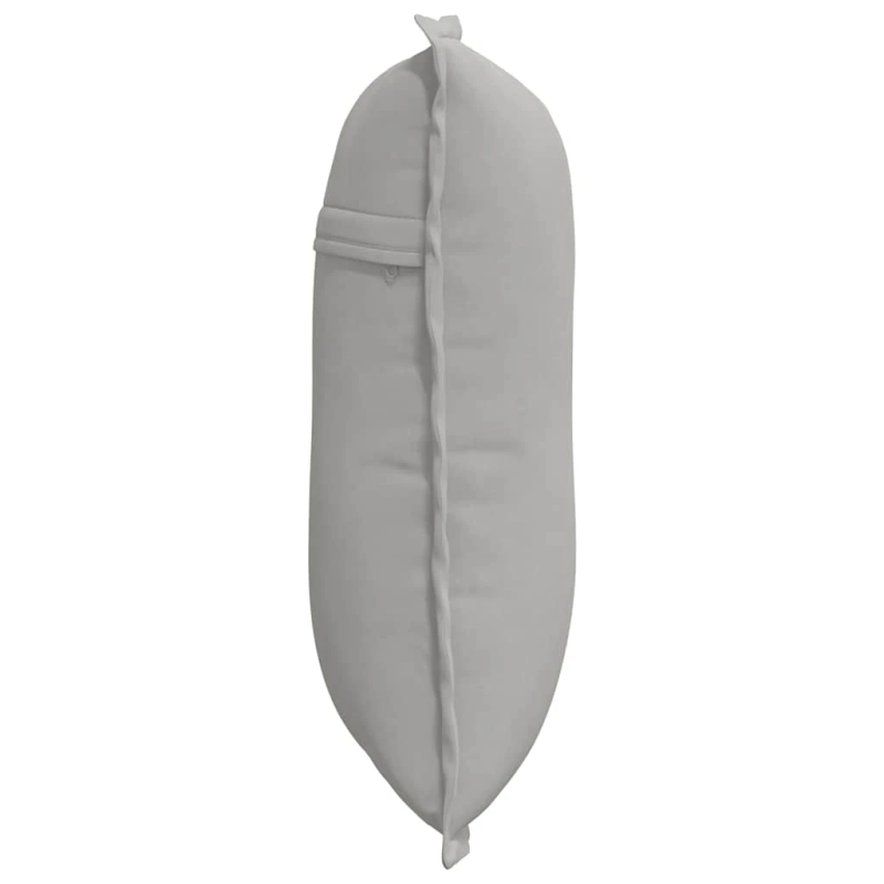 vidaXL Atpakaļ spilvens Gaiši pelēks 50 x 45 cm Mikrofibra