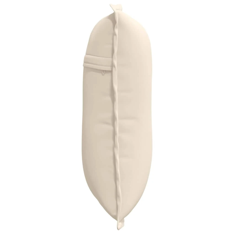 vidaXL Atpakaļ spilvens Bēša 50 x 45 cm Mikrofibra