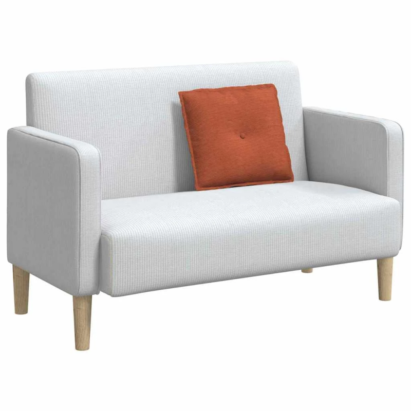 vidaXL Atpakaļ spilvens Sarkans oranžs 50 x 45 cm Korduroja audums