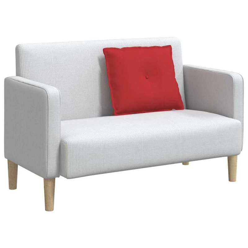 vidaXL Atpakaļ spilvens Sarkana 60 x 19 x 50 cm audums