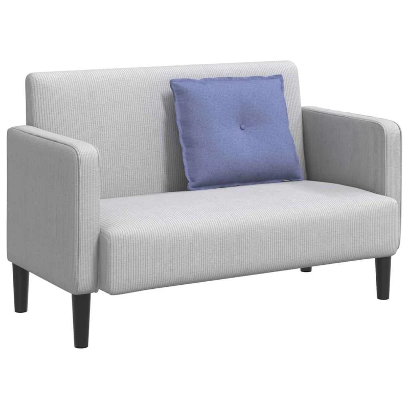 vidaXL Atpakaļ spilvens Džinsu zils 60 x 19 x 50 cm audums