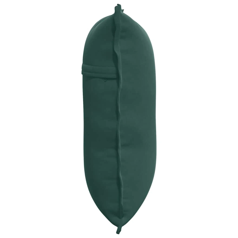 vidaXL Atpakaļ spilvens Tumši zaļš 60 x 50 cm Korduroja audums