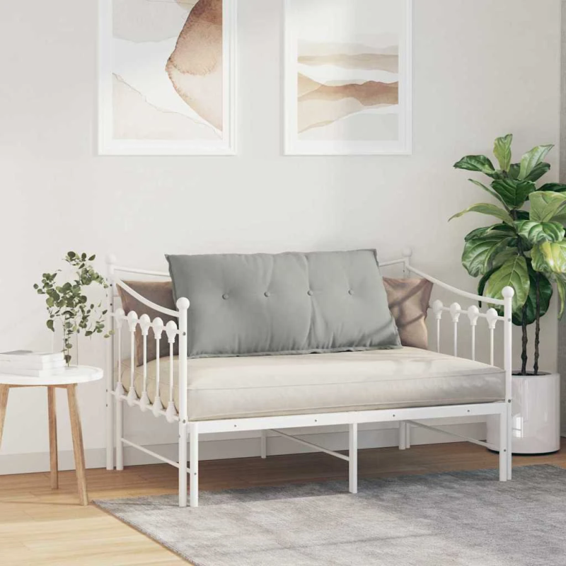 vidaXL Atpakaļ spilvens Gaiši pelēks 100 x 50 cm Mikrofibra