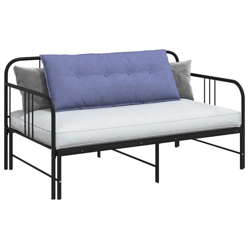 vidaXL Atpakaļ spilvens Džinsu zils 120 x 19 x 50 cm audums