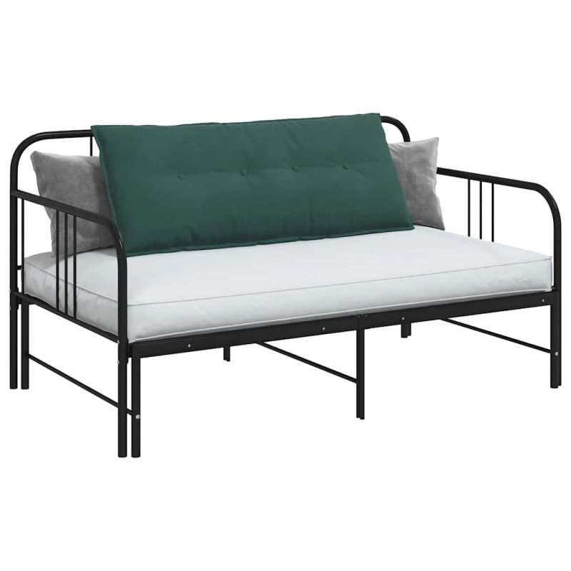 vidaXL Atpakaļ spilvens Tumši zaļš 120 x 50 cm Korduroja audums