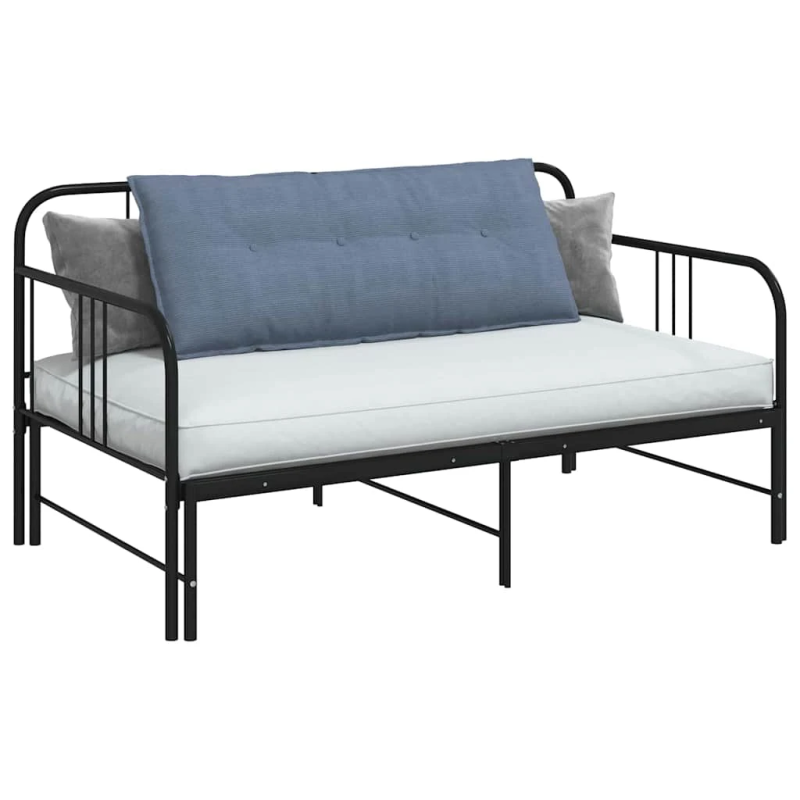 vidaXL Atpakaļ spilvens Zila 120 x 50 cm Korduroja audums