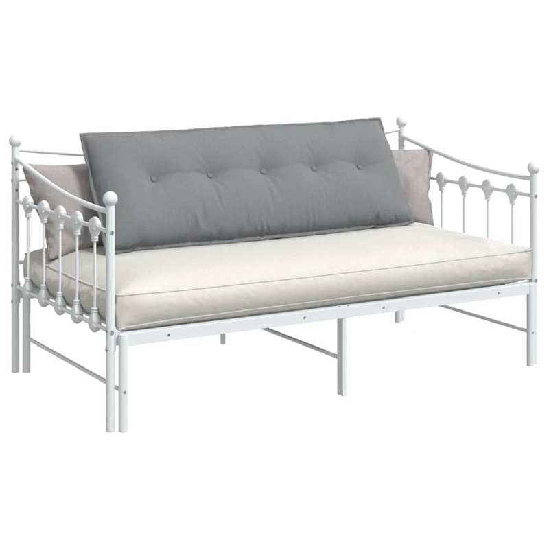 vidaXL Atpakaļ spilvens Gaiši pelēks 140 x 19 x 50 cm audums