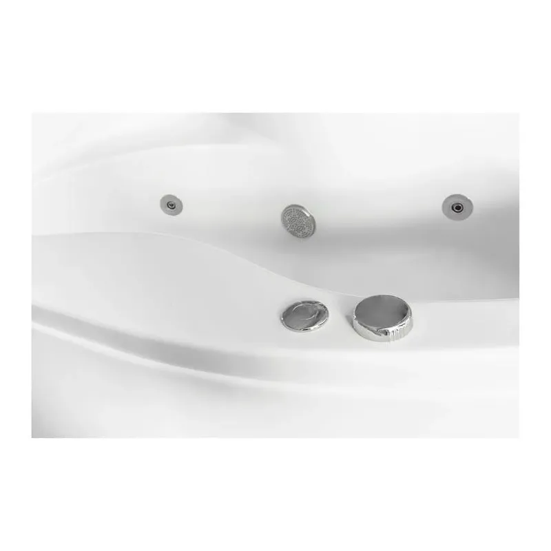 Vanna, masāžas Kyma Neringa, 170 cm x 94 cm x 60 cm, labā, balta krās.