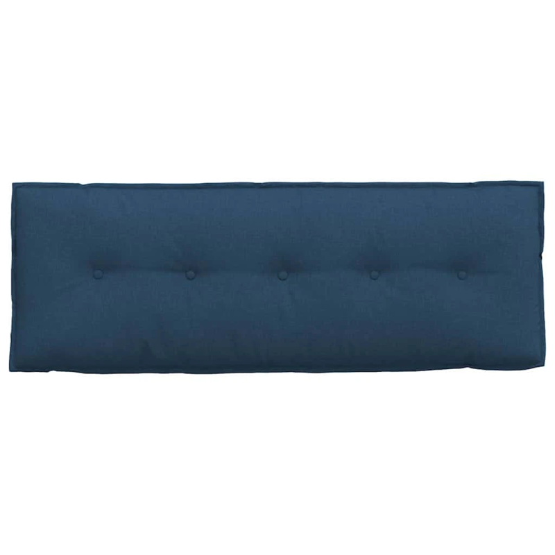 vidaXL Atpakaļ spilvens Zila 140 x 19 x 50 cm audums