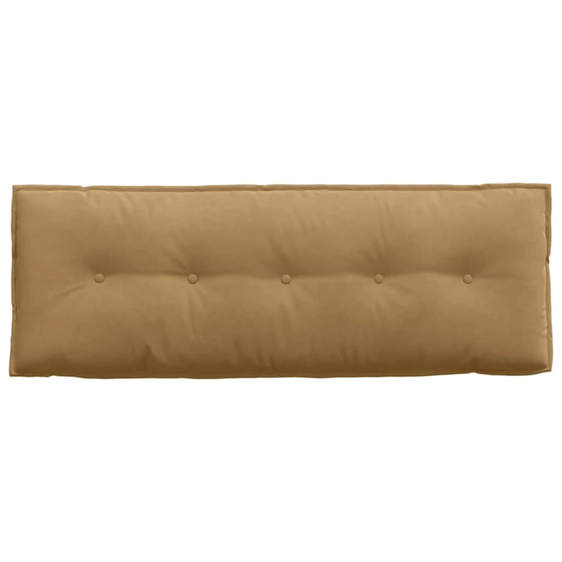 vidaXL Atpakaļ spilvens Brūna 140 x 50 cm Korduroja audums