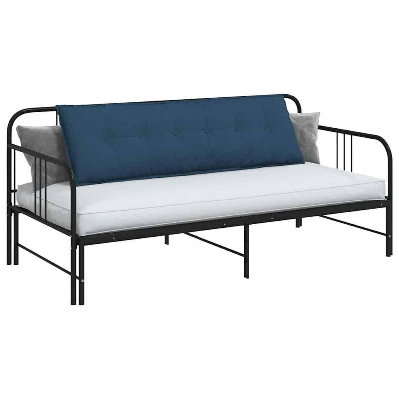 vidaXL Atpakaļ spilvens Zila 160 x 19 x 50 cm audums