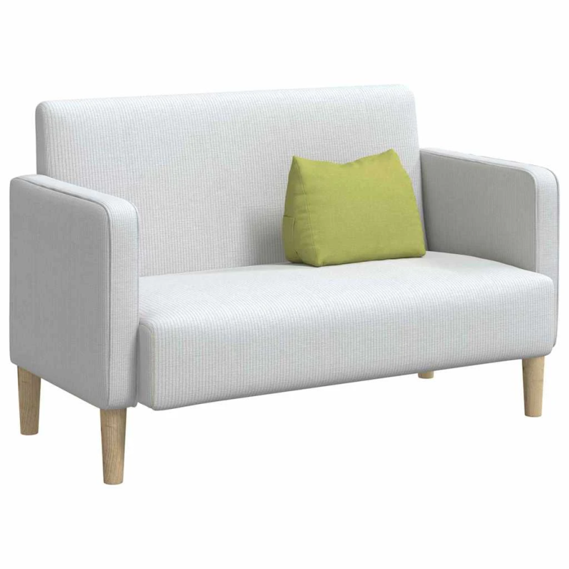 vidaXL Atpakaļ spilvens Gaiši zaļa 45 x 20 x 35 cm audums