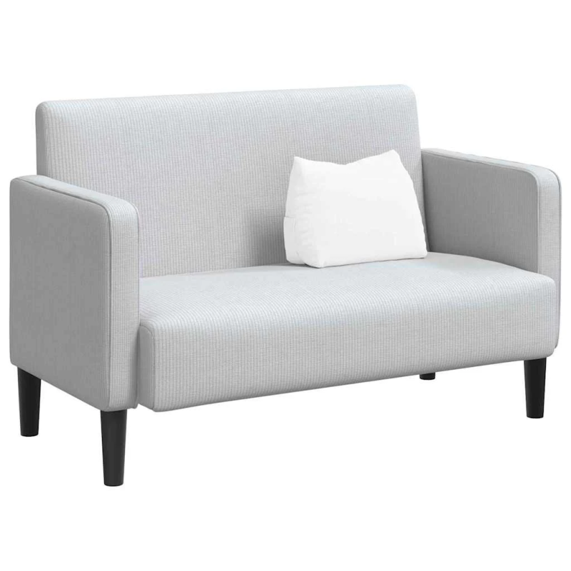 vidaXL Atpakaļ spilvens Balts 45 x 20 x 35 cm audums