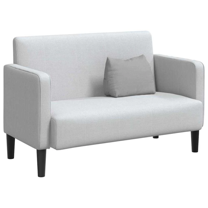 vidaXL Atpakaļ spilvens Mākoņu pelēka 45 x 20 x 35 cm audums