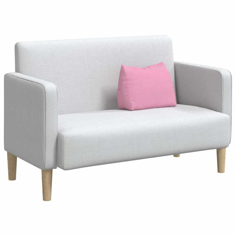 vidaXL Atpakaļ spilvens Rozā 45 x 20 x 35 cm audums